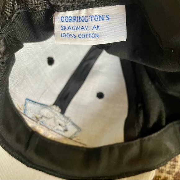Vintage Embroidered Alaska Eagle Tourist Dad Hat in Black/Beige - Picture 5 of 5
